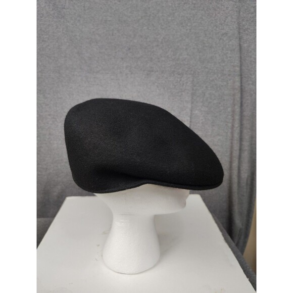 SCALA Dorfman Pacific Cap Newsboy Hat Black Wool Mens XL - Picture 5 of 7